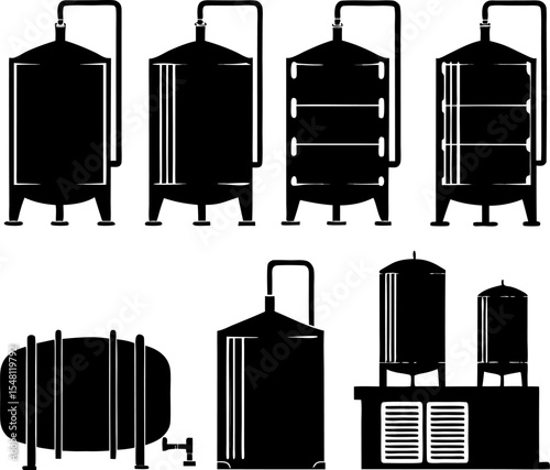 consistent brewery equipment industry silhouette v (1).eps