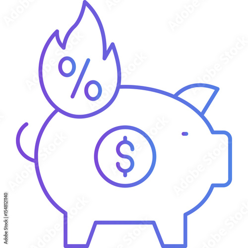 Hot sale vector icon in gradient style 