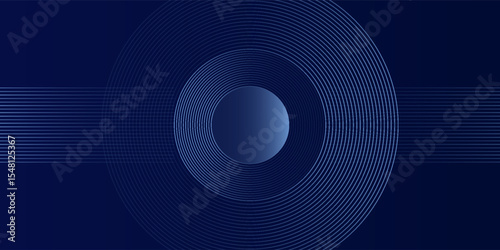 abstract dark background with glowing lines circles