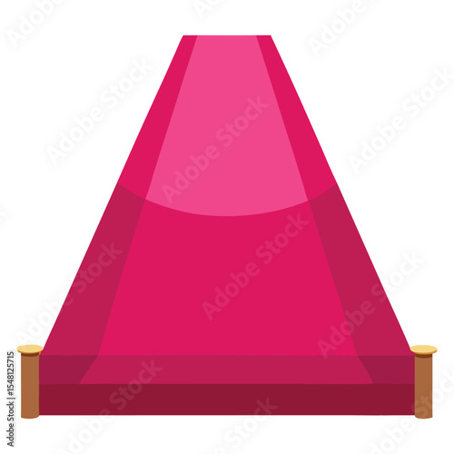 Pink carpet photo moment