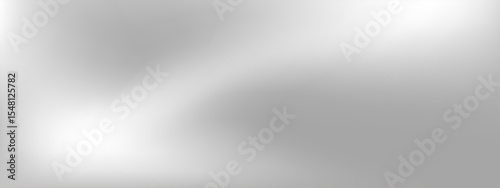 Abstract silver metalic gradient texture background with light gloss