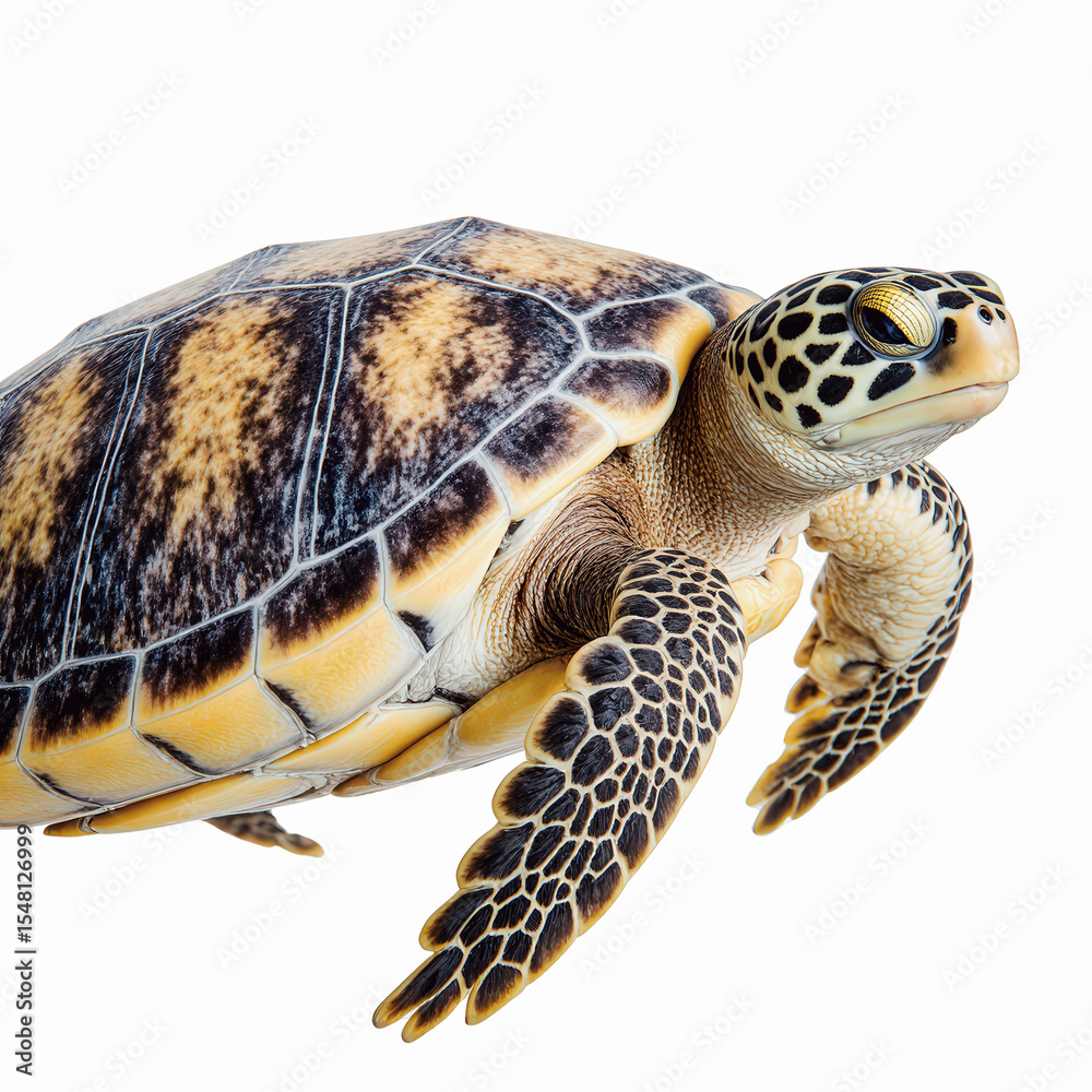 Obraz premium Hawksbill Sea Turtle Close-up