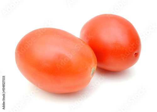 Wallpaper Mural Plum tomatoes on white background  Torontodigital.ca