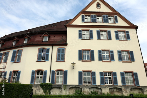 Burda-Stift hinter der Stadtmauer von Offenburg