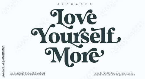 Modern design abstract elegant font alphabet. Luxury modern urban fonts for logo, brand etc. Typography typeface uppercase lowercase and number. vector illustration