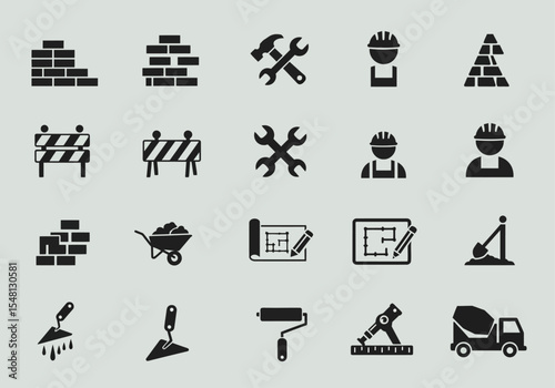 set of tools for construction