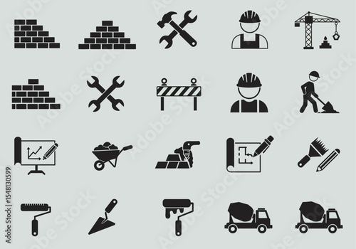 set of tools for construction