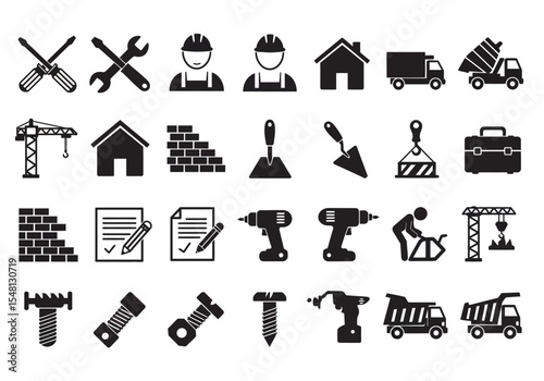 set of tools for construction