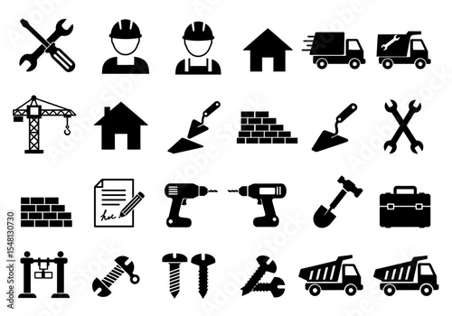 set of tools for construction
