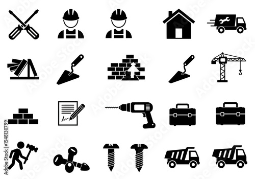 set of tools for construction