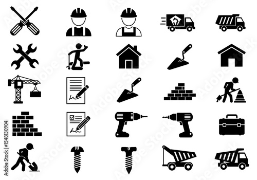 set of tools for construction