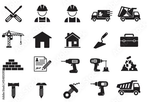 set of tools for construction