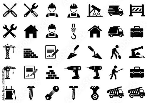 set of tools for construction