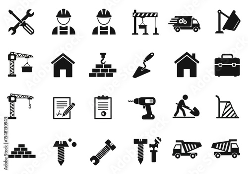 set of tools for construction