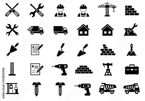 set of tools for construction