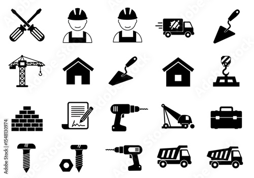set of tools for construction