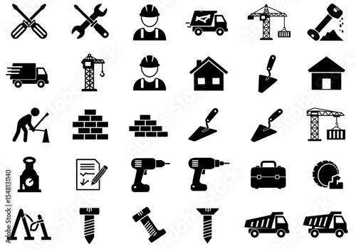 set of tools for construction