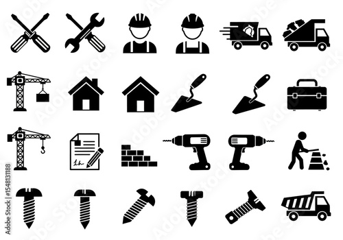 set of tools for construction