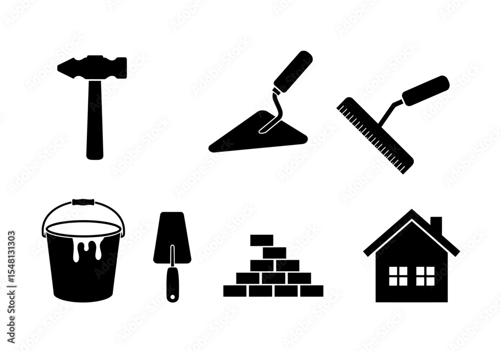 Fototapeta premium set of tools for construction