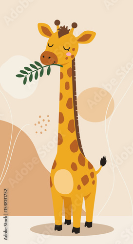 giraffe illustration
