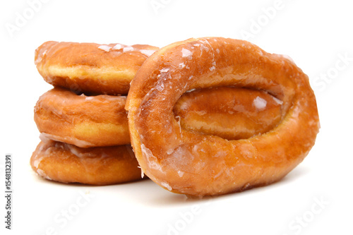 Wallpaper Mural Sugary donut isolated on a white background Torontodigital.ca