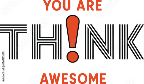 You Are Motivational Typography Design