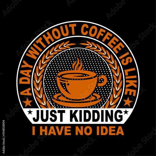 Coffee Lover T-Shirt Design 