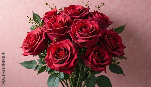 bouquet of red roses