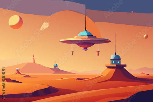 desert landscape in the desert