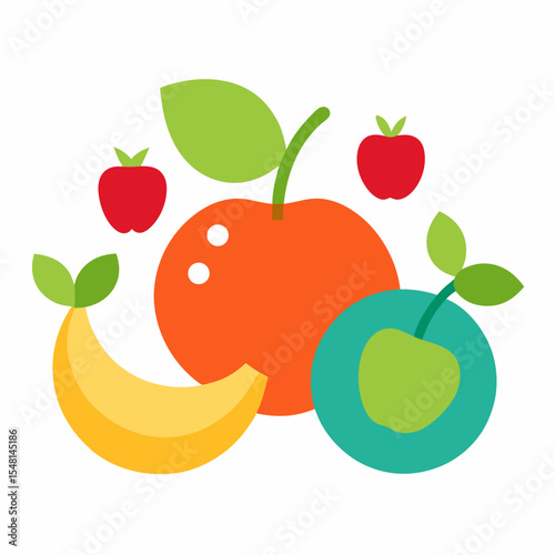 set of fruit