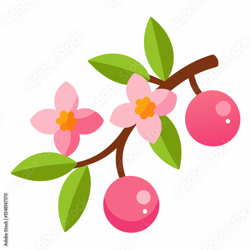 apple tree with flowers