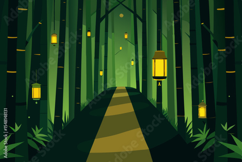 night road in the city
