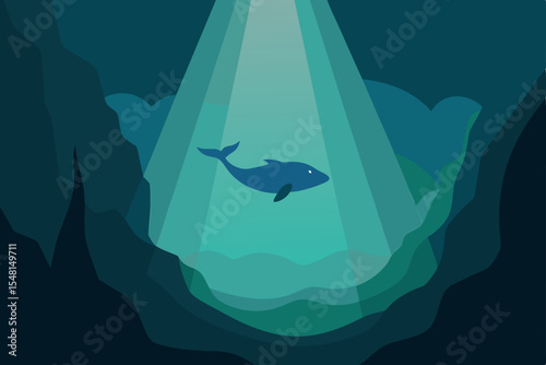 scuba diver and shark