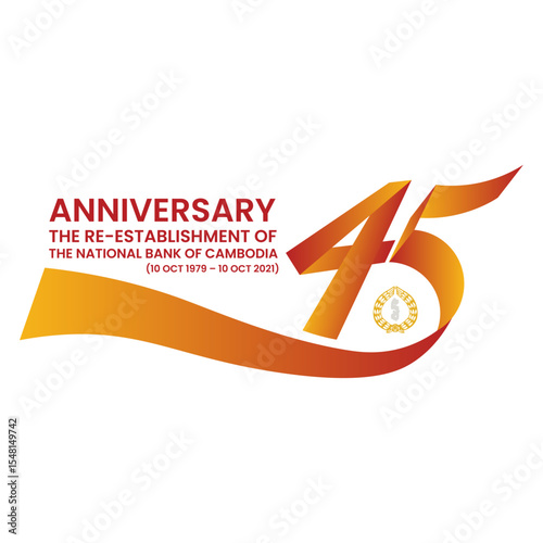 45th Anniversary of the re-establishment of The National Bank of Cambodia vision 10