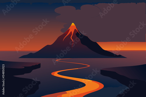 mount fuji in autumn