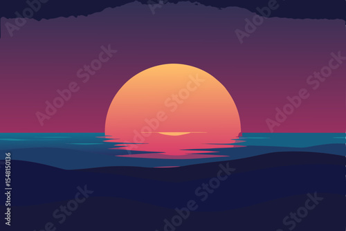 sunrise over the sea