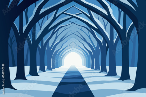 light blue corridor
