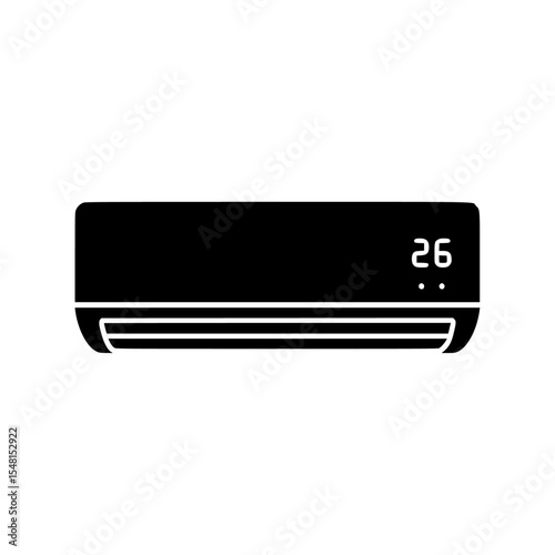 Air conditioner ac icon vector