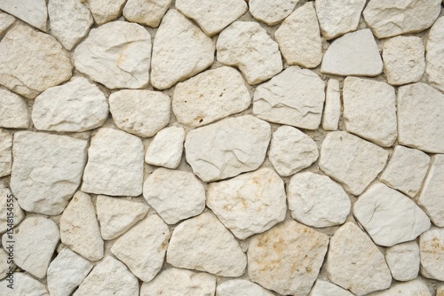 White irregular stone wall texture background