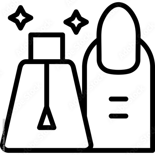 Nail Polish Bottle Icon