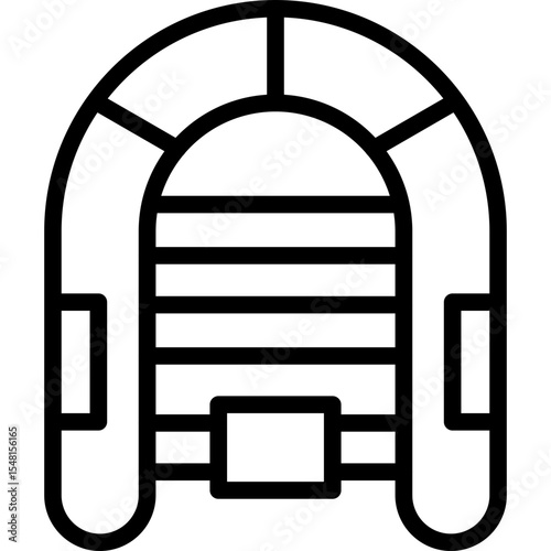 Inflatable Boat Icon