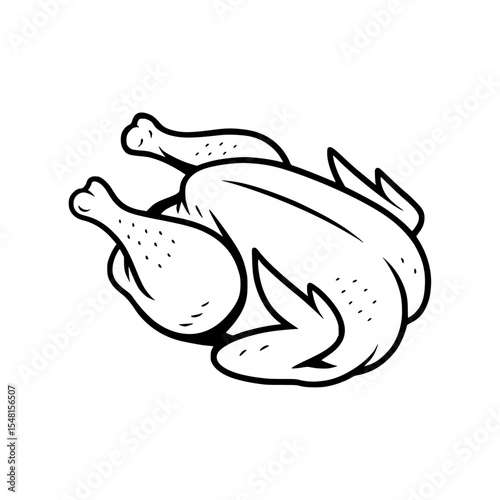 Roasted chicken icon