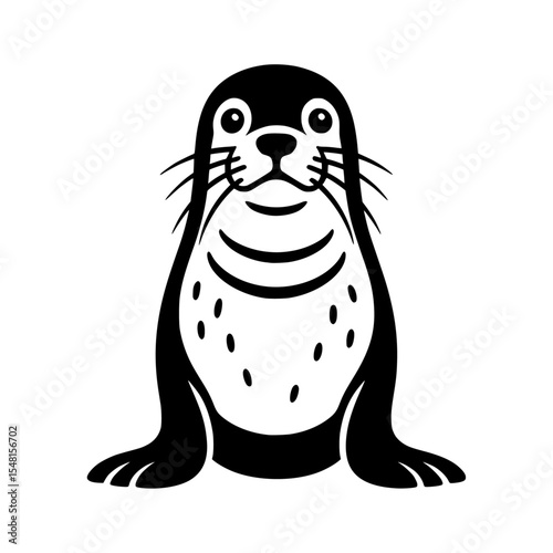 Sea lion vector illustration 1