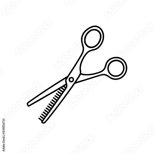 Scissors icon vector 2