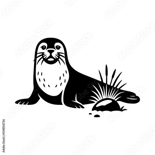 Sea lion vector illustration