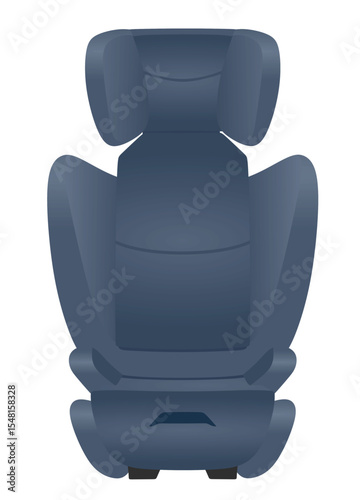 Kids car seat. vector illustration	

