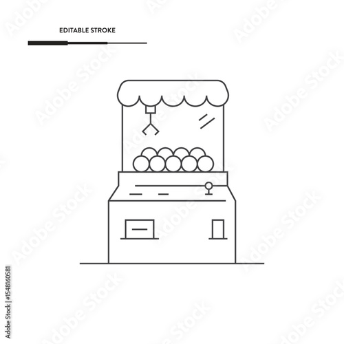 Toy Machine Icon Vector Design.