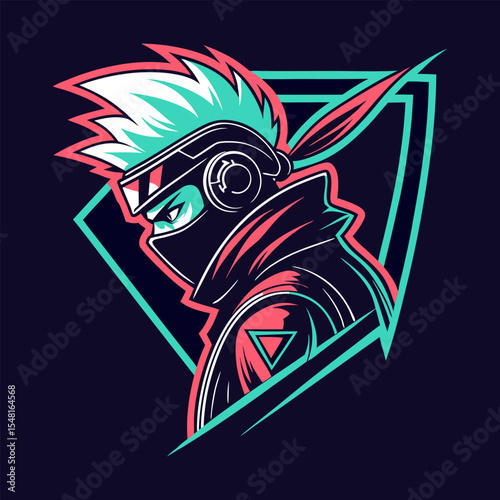 Wallpaper Mural Ninja logo template with details Torontodigital.ca