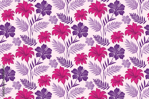 seamless flower sketch pattern with cotton bloom elements and trendy doodle texture for fabric, gift wrap, and kitchen items

