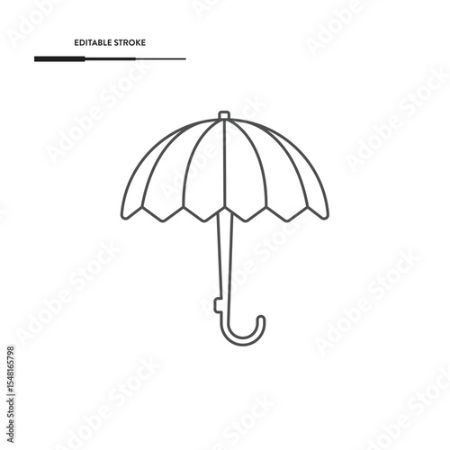 Umbrella Icon Vector Design. 